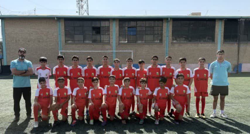 سومین برد مقتدرانه تیم نونهالان